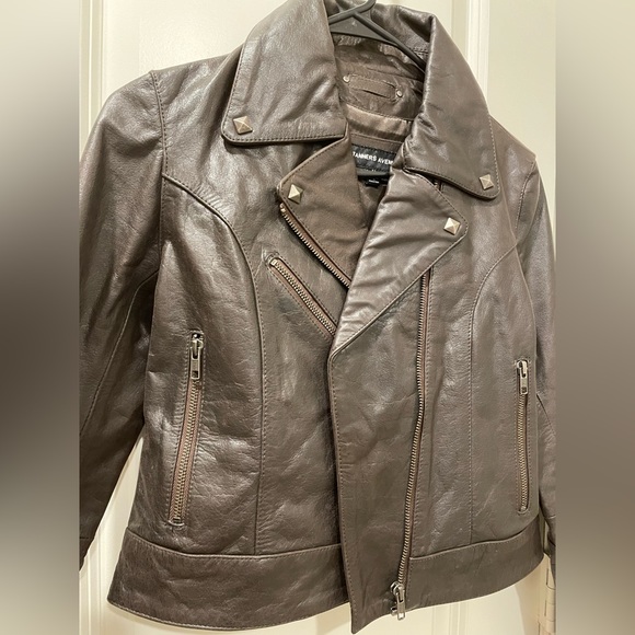 Tanners Avenue Brown Genuine Leather Jacket - Picture 5 of 6
